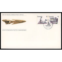 canada stamp 751a inuit hunting 1977 FDC