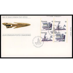 canada stamp 751a inuit hunting 1977 FDC UR