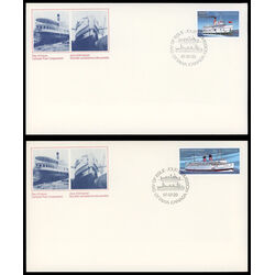 canada stamp 1139 40 canadian steamships 1987 FDC