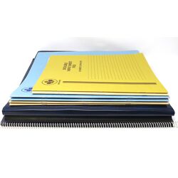 9 used mint sheet file books