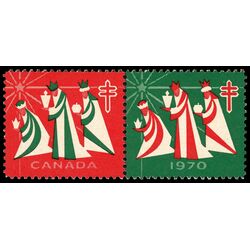 canada stamp christmas seals cs69 christmas seals 1970 M VFNH