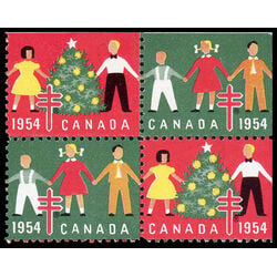canada stamp christmas seals cs53 christmas seals 1954