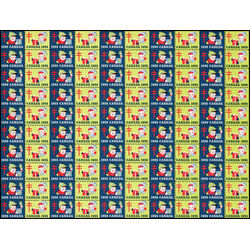 canada stamp christmas seals cs54 christmas seals 1955 M PANE