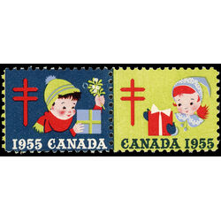 canada stamp christmas seals cs54 christmas seals 1955