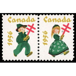 canada stamp christmas seals cs55 christmas seals 1956 M VFNH