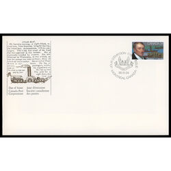 canada stamp 1117 john molson and his main achievements 34 1986 FDC