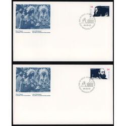 canada stamp 1108 9 peacemakers of the prairies 1986 FDC