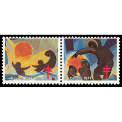canada stamp christmas seals cs76 christmas seals 1977 M VFNH
