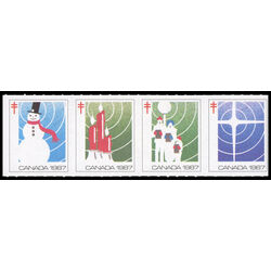 canada stamp christmas seals cs86 christmas seals 1987 M VFNH
