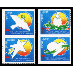 canada stamp christmas seals cs89 christmas seals 1990 M VFNH