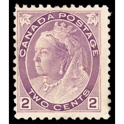 canada stamp 76a queen victoria 2 1899 M F 006