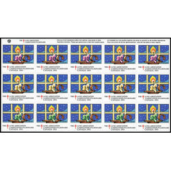 canada stamp christmas seals cs92 christmas seals 1993 M PANE