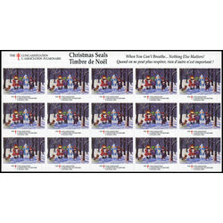 canada stamp christmas seals cs93 christmas seals 1994 M PANE