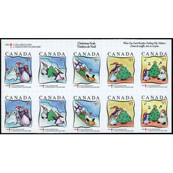 canada stamp christmas seals cs96 christmas seals 1997 M PANE