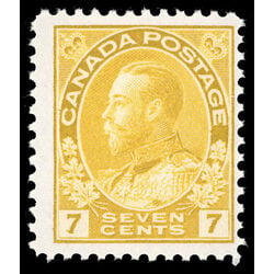 canada stamp 113 king george v 7 1912 M FNH 017