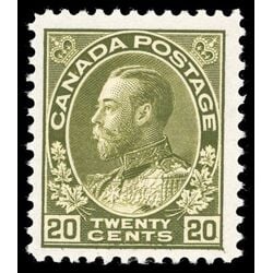 canada stamp 119c king george v 20 1912 M F VF 003