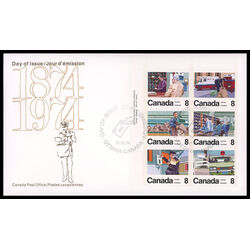 canada stamp 639a letter carrier service 1974 FDC UL