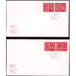 canada stamp 644 7 fdc keep fit winter sports 1974 FDC 002