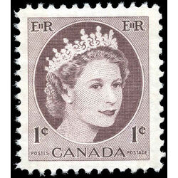 canada stamp 337iv queen elizabeth ii 1 1954