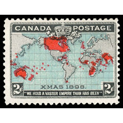 canada stamp 86b imperial penny postage christmas 2 1898 M F 053