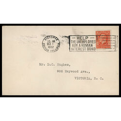 canada stamp 200 king george v 8 1932 FDC 039