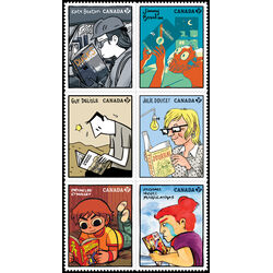canada stamp 3524i graphic novelists 7 44 2025