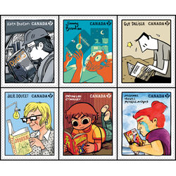 canada stamp 3519 24 graphic novelists 7 44 2025