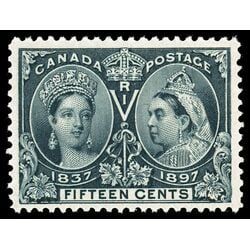 canada stamp 58 queen victoria diamond jubilee 15 1897 M VFNH 071