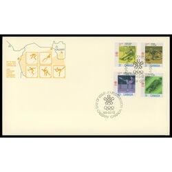 canada stamp 1195 8 fdc 1988 olympic winter games 1988