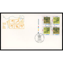 canada stamp 1196a 1988 olympic winter games 1988 FDC LL