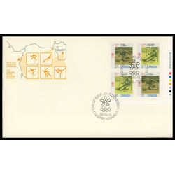 canada stamp 1196a 1988 olympic winter games 1988 FDC LR