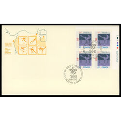 canada stamp 1197 figure skating 43 1988 FDC UR