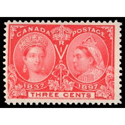 canada stamp 53 queen victoria diamond jubilee 3 1897 M F VFNH 048