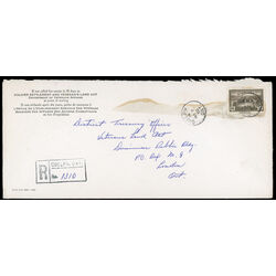 canada stamp o official o7 hydroelectric plant 14 1949 COVER 005