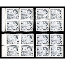 canada stamp 460p queen elizabeth ii transportation 6 1970 CB SET