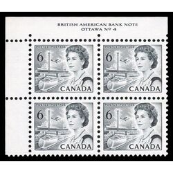 canada stamp 460c queen elizabeth ii transportation 6 1970 PB UL %234