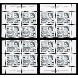 canada stamp 460f queen elizabeth ii transportation 6 1972 PB SET %231