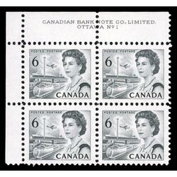 canada stamp 460f queen elizabeth ii transportation 6 1972 PB UL %231