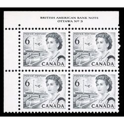 canada stamp 460i queen elizabeth ii transportation 6 1970 PB UL %233