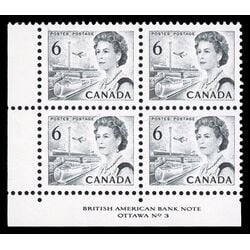 canada stamp 460 queen elizabeth ii transportation 6 1970 PB LL %233
