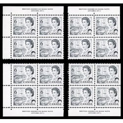 canada stamp 460 queen elizabeth ii transportation 6 1970 PB SET %231