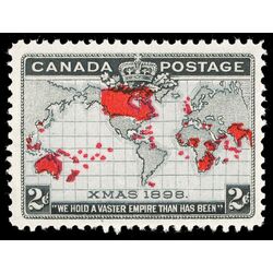 canada stamp 85 imperial penny postage christmas 2 1898 M VFNH 060