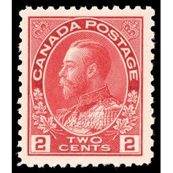canada stamp 106 king george v 2 1911 M VFNH 016