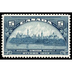 canada stamp 202 parliament buildings 5 1933 M XFNH 028