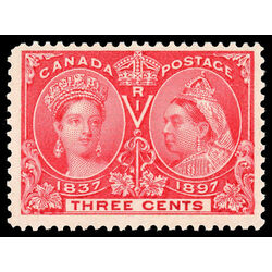 canada stamp 53 queen victoria diamond jubilee 3 1897 M VFNH 049
