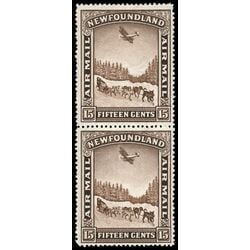 newfoundland stamp c9ii dog sled and airplane 1931 M VFNH 005