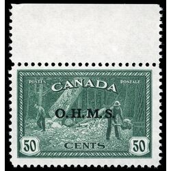 canada stamp o official o9 lumbering 50 1949 M F VFNH 034
