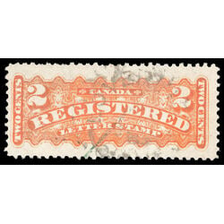 canada stamp f registration f1 registered stamp 2 1875 U F VF 048