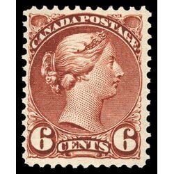canada stamp 43 queen victoria 6 1888 M F VFNH 056