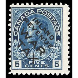 canada stamp mr war tax mr2bi war tax 5 1915 M FNH 033